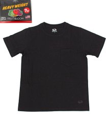 TopIsm(トップイズム)/フルーツオブザルームヘビーウェイト7オンスポケット付き半袖Tシャツ/ブラック