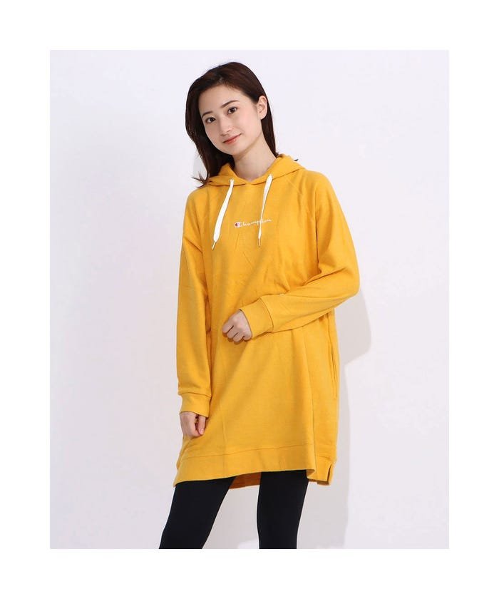 チャンピオン Champion レディース スウェットパーカー Onepiece Cw Ss418 イエロー チャンピオン Champion Magaseek