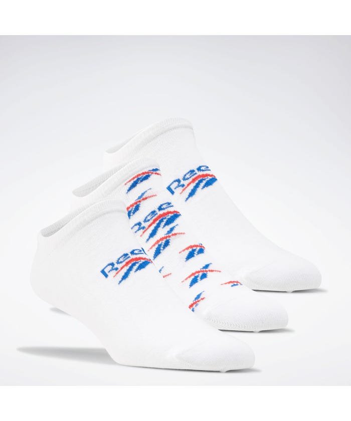 リーボック Reebok クラシックス インビジブル ソックス 3足組 Classics Invisible Socks 3 Pairs ホワイト リーボック Reebok Magaseek