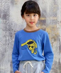 子供服Bee(子供服Bee)/長袖プリントTシャツ/ブラウン系1