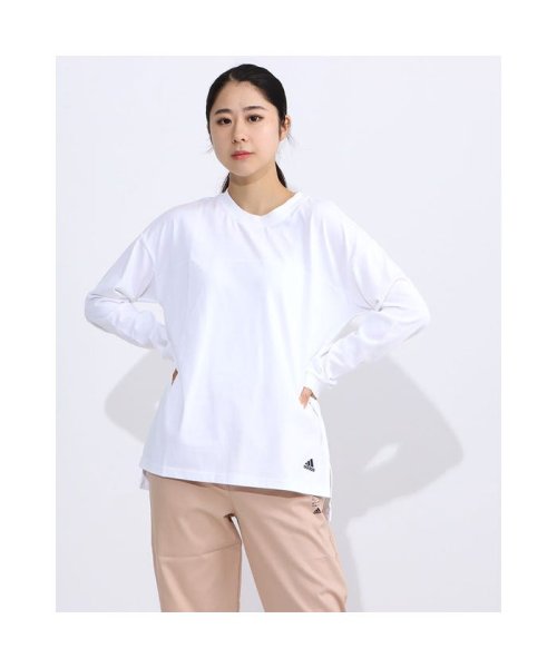 アディダス Adidas レディース 長袖tシャツ Wmhswordingtee Gf69 ホワイト アディダス Adidas Magaseek