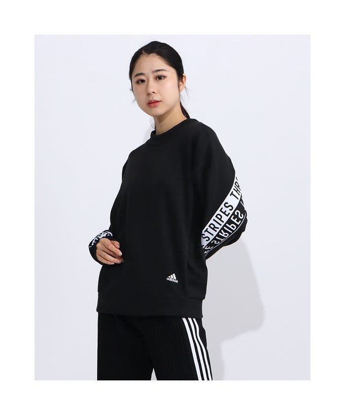 アディダス Adidas レディース スウェットトレーナー Wmhswordingクルーネック Gf6987 ブラック アディダス Adidas Magaseek