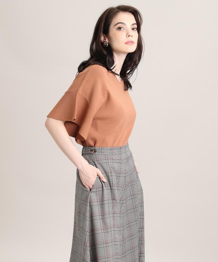 セール Maglie Par Ef De フレアスリーブニット エフデ Ef De Magaseek