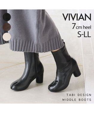 Vivian/足袋デザインミドルブーツ/503371670