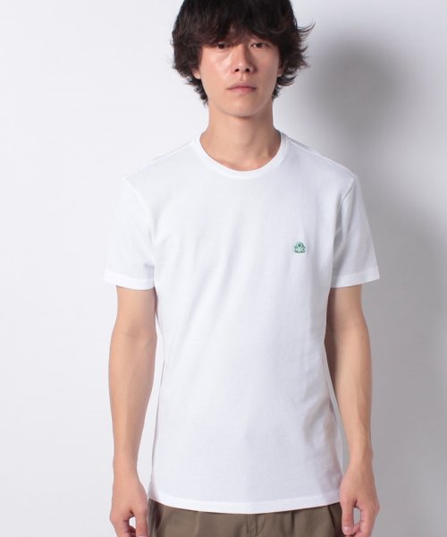 BENETTON (mens)(ベネトン（メンズ）)/ベネトンワンポイントロゴ半袖Tシャツ・カットソー/ホワイト