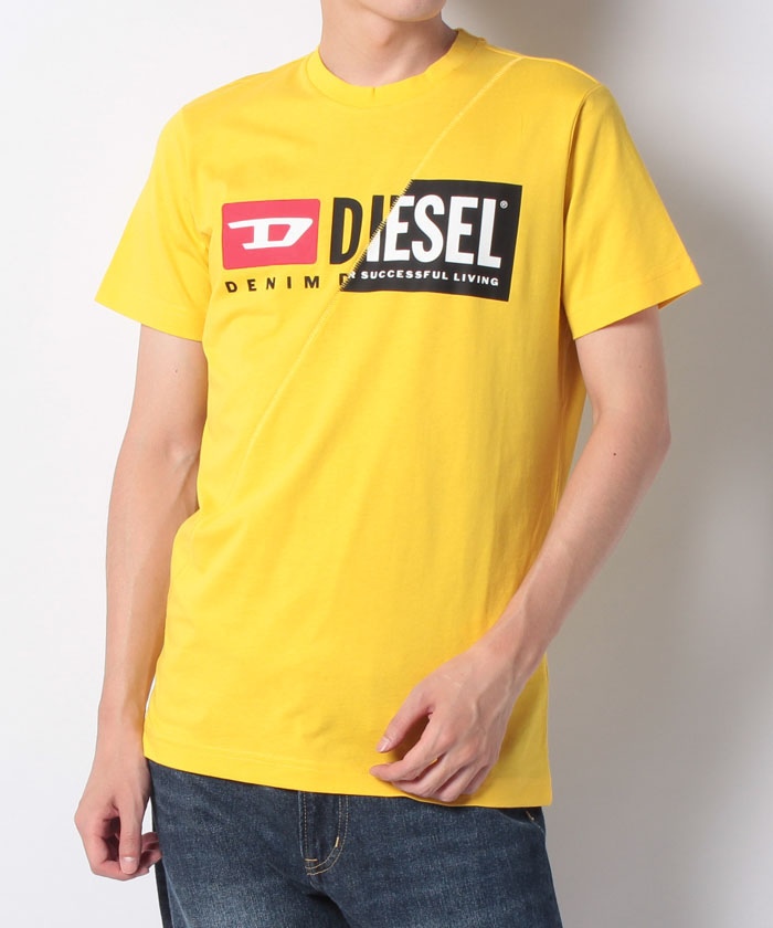 Diesel T Diego Cuty ディーゼル ロゴプリント 斜め切り替え Tシャツ 00sdp1 0091a ディーゼル Diesel Magaseek Diesel T Diego Cuty ディーゼル ロゴプリント 斜め切り替え Tシャツ 00sdp1 0091a ディーゼル Diesel Magaseek