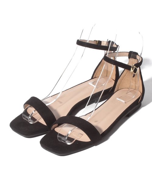 セール アンクルストラップフラットサンダル ナノ ユニバース Nano Universe Magaseek