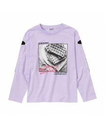 MAC HOUSE(kid's)(マックハウス（キッズ）)/T－GRAPHICS ティーグラフィックス 袖テープ長袖Tシャツ MH/TG20AW05G/パープル
