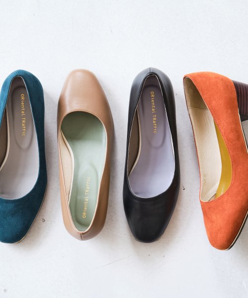 セール メタリックラインスクエアトゥパンプス 1324 オリエンタルトラフィック Oriental Traffic Magaseek