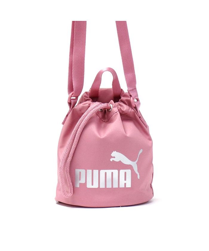 ＜マガシーク＞ ギャレリア プーマ ショルダーバッグ PUMA ウィメンズコアアップ スモールバケットバッグ ショルダー 斜めがけ 3L 巾着 カジュアル レディース 077388 ユニセックス ライトピンク F GALLERIA】