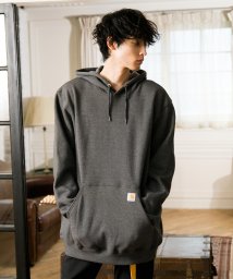 Carhartt(カーハート)/【Carhartt カーハート】裏毛ミッドウェイトプルオーバーパーカー/杢チャコール