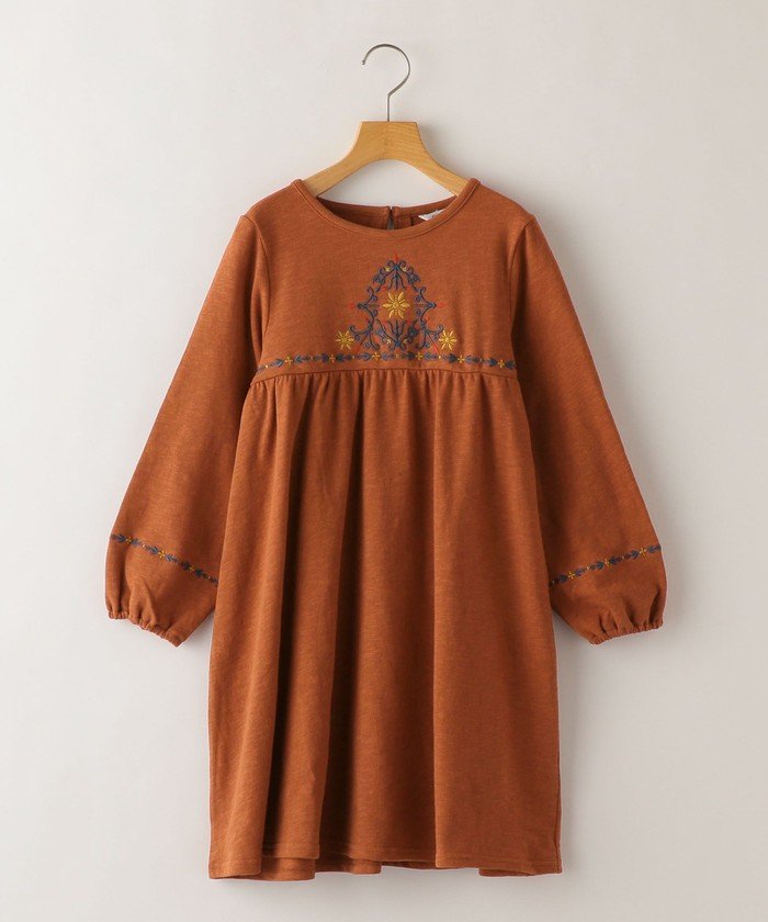 セール Ships Kids 裏毛 刺繍 ワンピース 140 150cm シップスキッズ Ships Kids Magaseek