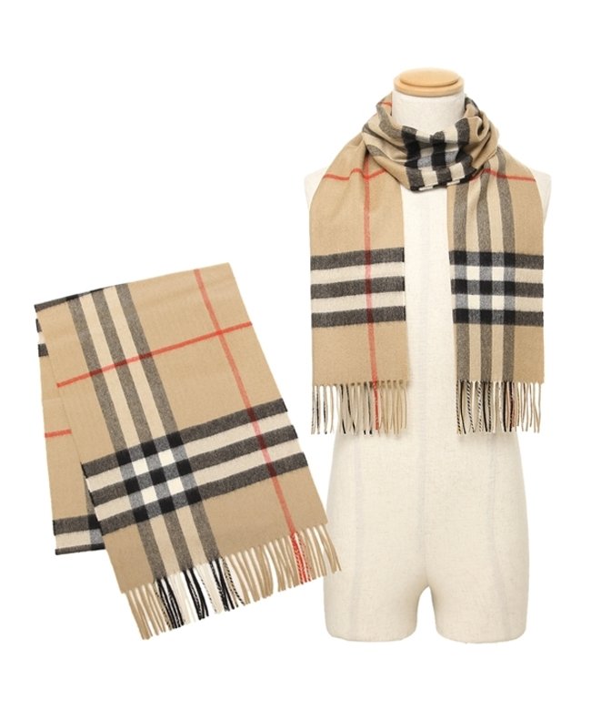 セール バーバリー マフラー メンズ レディース ユニセックス ジャイアントチェック Giant Check クラシック チェック カシミアスカーフ Burberry バーバリー Burberry Magaseek