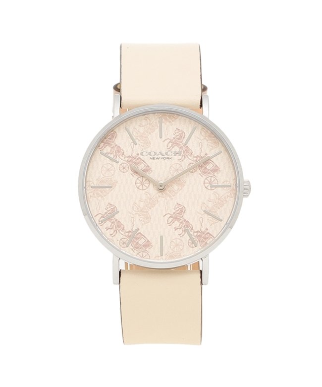 セール コーチ 腕時計 レディース Perry 36mm Coach ベージュ ホワイト コーチ Coach Magaseek