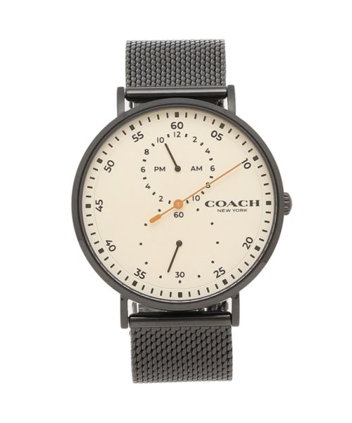 セール コーチ 腕時計 メンズ Charles 41mm Coach ブラック コーチ Coach Magaseek