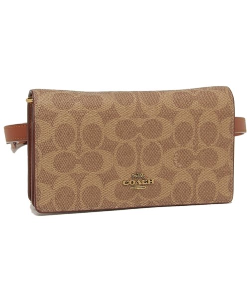 コーチ ウエストバッグ ショルダーバッグ レディース Coach B4nq4 ブラウン カーキ コーチ Coach Magaseek