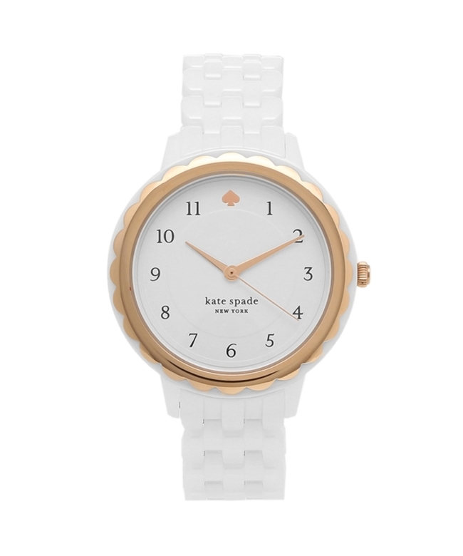 ケイトスペード 腕時計 レディース モーニングサイド MORNINGSIDE 38MM KATE SPADE KSW1583 ホワイト ローズゴールド