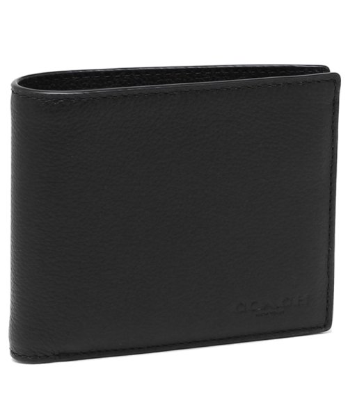セール コーチ 折財布 アウトレット メンズ Coach F Blk ブラック コーチ Coach Magaseek
