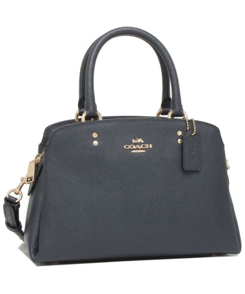 セール コーチ ハンドバッグ ショルダーバッグ アウトレット メンズ レディース Coach Immid ネイビー コーチ Coach Magaseek