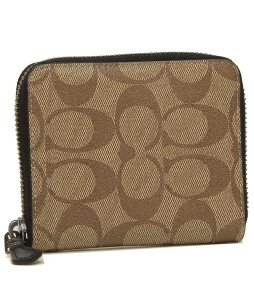 セール コーチ 折財布 アウトレット メンズ レディース Coach Qbtn2 カーキ コーチ Coach Magaseek