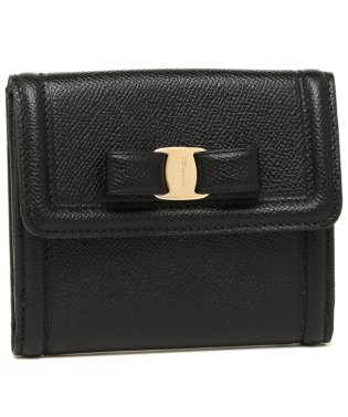 FERRAGAMO/フェラガモ 二つ折り財布 レディース FERRAGAMO 22C911 0673755 ブラック/503520002