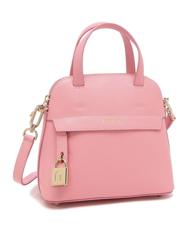 FURLA フルラ パイパー ミニ ショルダーバッグ ピンク レッド