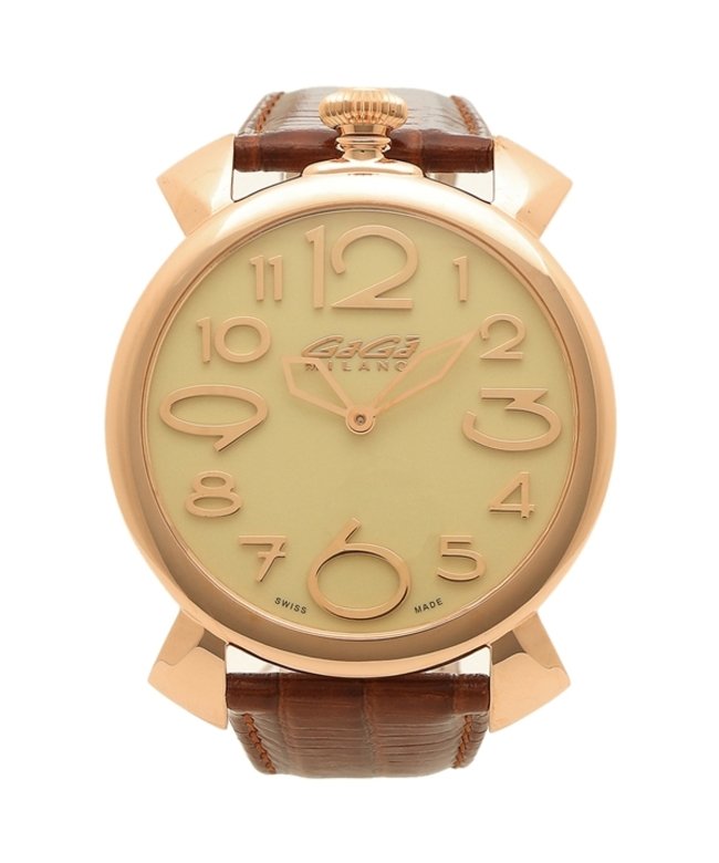 ガガミラノ 腕時計 メンズ Gaga Milano 5091 05 ホワイト ガガミラノ Gaga Milano Magaseek