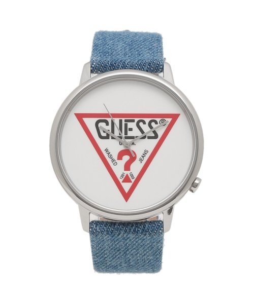 ゲス 腕時計 レディース メンズ Guess V1001m1 ブルー ホワイト ゲス Guess Magaseek