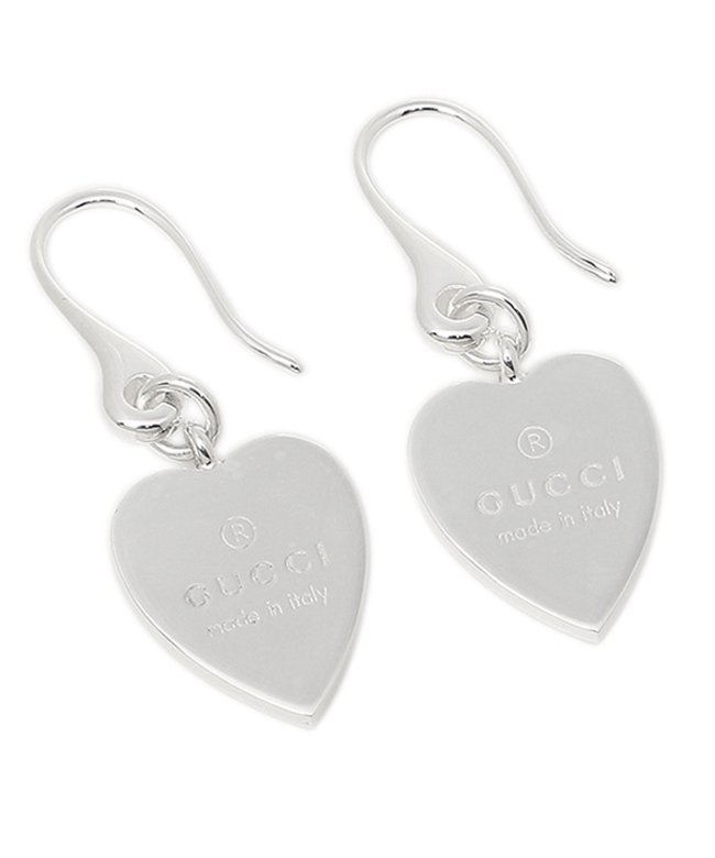 Gucci グッチ J8400 8106 Gucci トレードマーク刻印 ハート ピアス レディース Gucci Trademark Heart グッチ Gucci Magaseek
