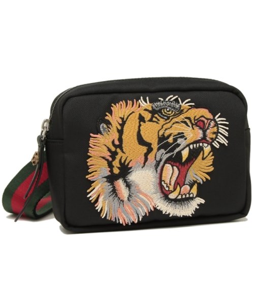 グッチ ショルダーバッグ メンズ Gucci K1nyx 8548 ブラック イエロー グッチ Gucci Magaseek