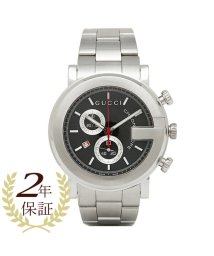 GUCCI/グッチ GUCCI 時計 腕時計 グッチ 時計 メンズ 腕時計 GUCCI YA101309 Gラウンド クロノグラフ ステンレス ブラック/シルバー/503521877