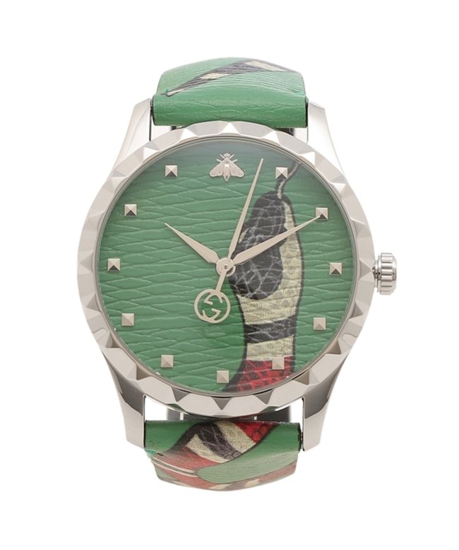 グッチ 腕時計 メンズ Gucci Ya グリーン グッチ Gucci Magaseek
