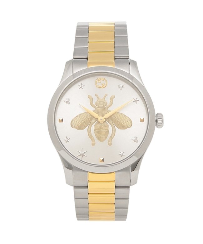 セール グッチ 腕時計 レディース メンズ Gucci Ya 38mm シルバー ゴールド グッチ Gucci Magaseek