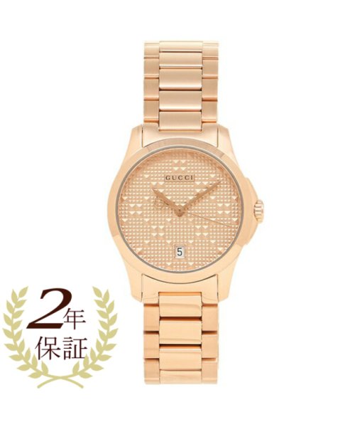 グッチ 腕時計 レディース Gucci Ya サーモンピンク ピンクゴールド グッチ Gucci Magaseek