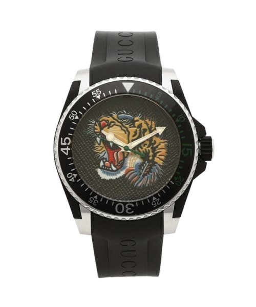 グッチ 腕時計 メンズ Gucci Ya I16x0 84 ブラック グッチ Gucci Magaseek