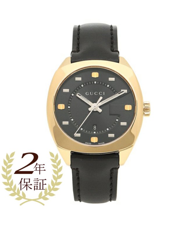 グッチ 腕時計 メンズ Gucci Ya ブラック イエローゴールド グッチ Gucci Magaseek