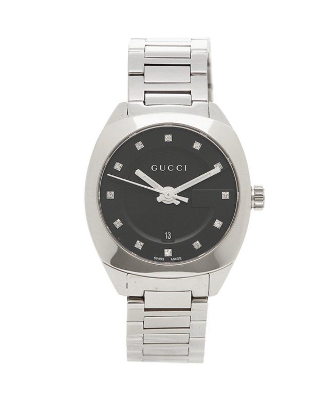 グッチ 腕時計 メンズ Gucci Ya シルバー ブラック グッチ Gucci Magaseek