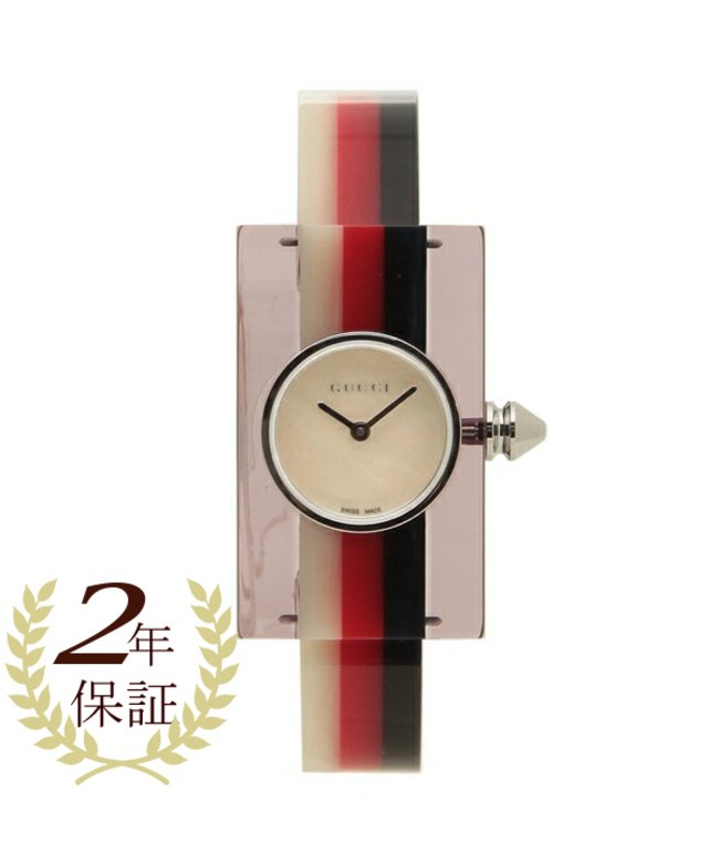 セール 54 Off グッチ 腕時計 レディースvintage Web ヴィンテージウェブ スケルトン ミディアム Gucci Ya シルバー レッド ブルー グッチ Gucci Magaseek