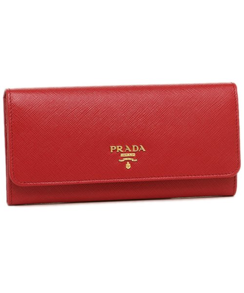 セール】プラダ 長財布 レディース PRADA 1MH132 QWA F068Z レッド 