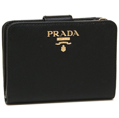 プラダ 折財布 レディース PRADA 1ML018 QWA F0002 ブラック プラダ レディース PRADA 1ML018 QWA F0002 折財布