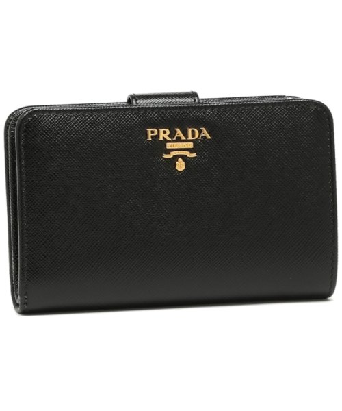 PRADA(プラダ)/プラダ 折り財布 レディース PRADA 1ML225 QWA F0002 ブラック/その他