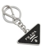 12%OFF！＜マガシーク＞ プラダ プラダ キーリング レディース PRADA 2PP080 053 F0002 シルバー ブラック レディース その他 フリー PRADA】 セール開催中】画像