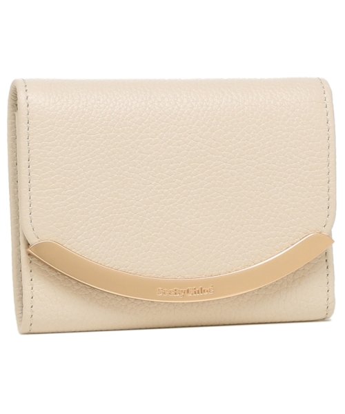 セール シーバイクロエ 折財布 レディース リジー リッジー ミニ財布 See By Chloe Chs17wp 24h ベージュ シーバイクロエ See By Chloe Magaseek