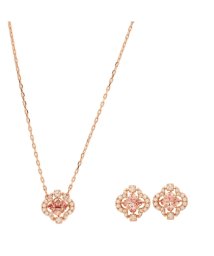 swarovski/スワロフスキー ネックレス アクセサリー SWAROVSKI 5516488 SPARKLING DANCE CLOVER ピアス セット レディース ペンダン/503525134