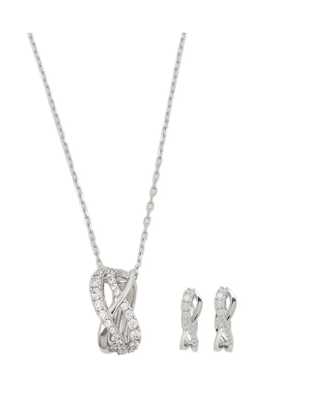 セール スワロフスキー ネックレス ピアス アクセサリー レディース Twist セット Swarovski シルバー ホワイト スワロフスキー Swarovski Magaseek セール スワロフスキー ネックレス ピアス アクセサリー レディース Twist セット Swarovski シルバー ホワイト スワロフスキー Swarovski Magaseek