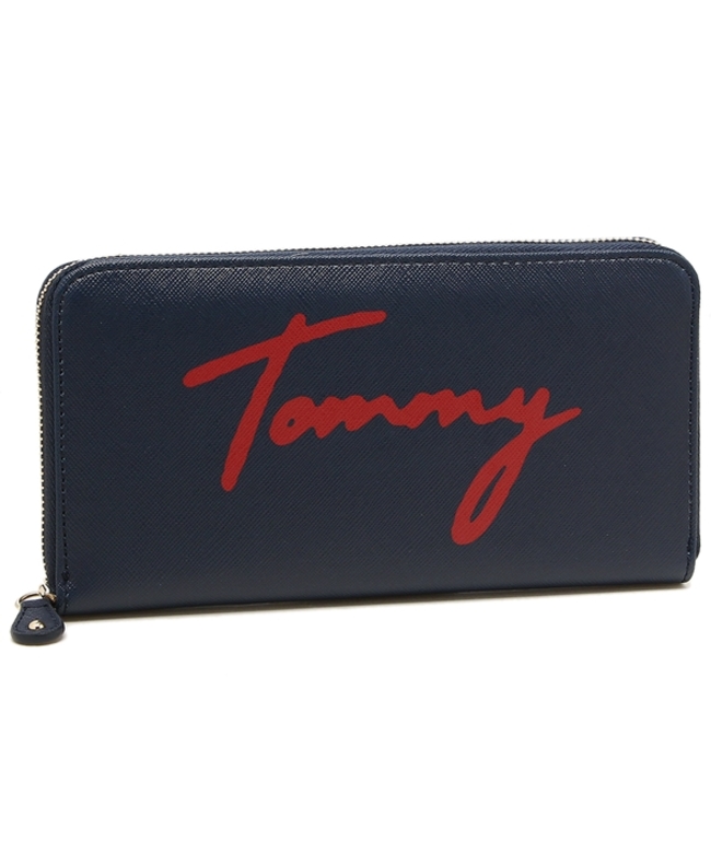 トミーヒルフィガー 長財布 アウトレット レディース TOMMY HILFIGER 6950791 423 ネイビー