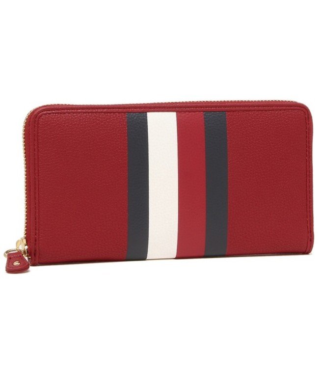 Tommy Hilfiger トミーヒルフィガー 長財布 レディース W 610 レッドマルチ アウトレット トミーヒルフィガー Tommy Hilfiger Magaseek