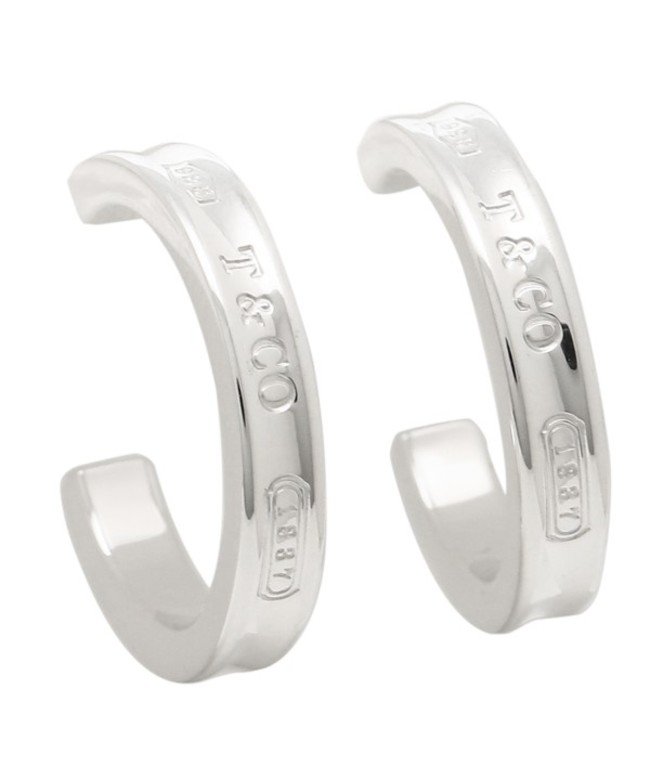 ティファニー ピアス アクセサリー Tiffany Co 17 スモール ナローフープ Narrow Hoop シルバー ティファニー Tiffany Co Magaseek