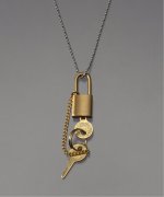 ＜マガシーク＞ ジャーナルスタンダード PADLOCK NECKLACE メンズ ゴールド フリー JOURNAL STANDARD】