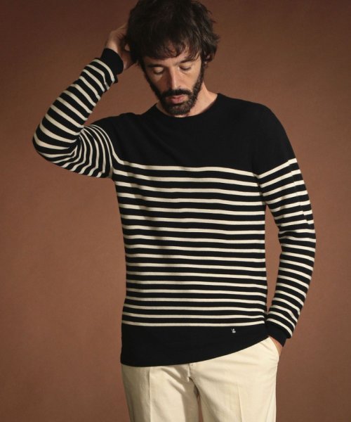 12ゲージボーダーニット メンズファッション 阪急百貨店公式通販 阪急 Men S Online Store